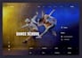 design dance school website choreography wesbite performance studio website